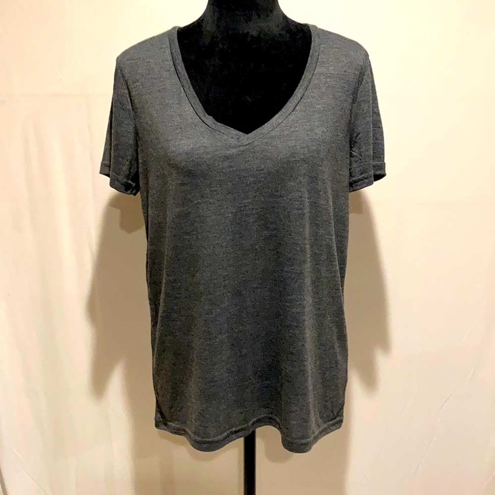 2/$10 BP Tee V-neck Charcoal Gray XL NWOT